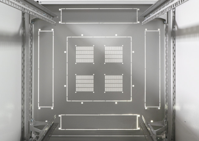 EFB Elektronik EFB-Elektronik PRO - Schrank offener Rahmen - Hellgrau, RAL 7035 - 47U - 48.3 cm (19)