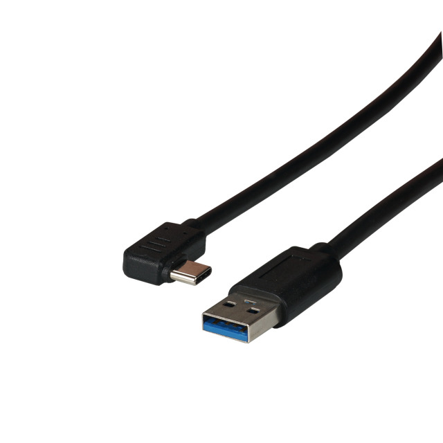 EFB Elektronik EFB USBCUSBC5GA2 - USB 3.0 Kabel, A Stecker auf C Stecker, gewinkelt, 2 m