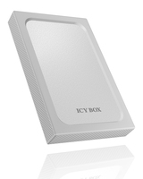 ICY BOX IB-254U3 Carcasa de disco duro/SSD Plata 2.5 USB con suministro de corriente