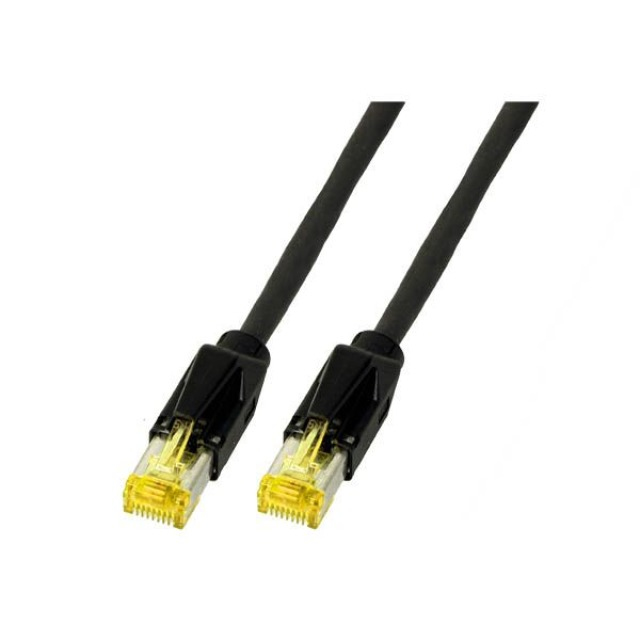 EFB Elektronik K3130.0,5 networking cable Black 0.5 m Cat6a S/FTP (S-STP)