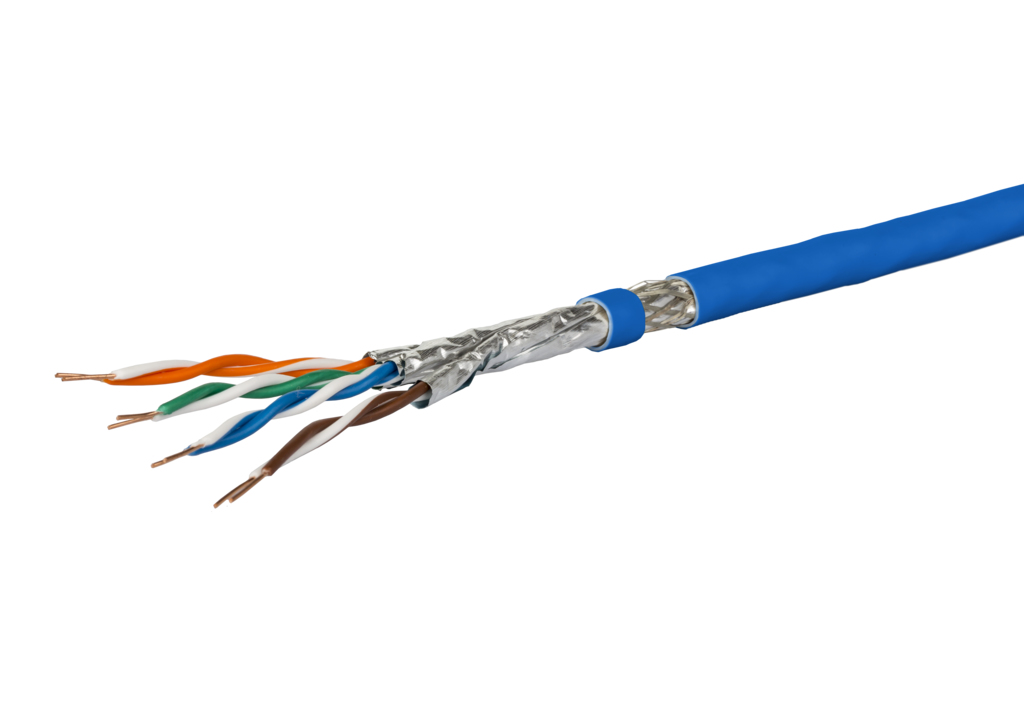 METZ CONNECT 1308427B34145 c�ble de r�seau Bleu 100 m Cat7a S/FTP (S-STP)