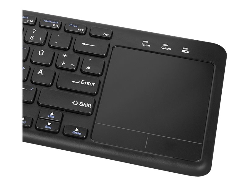 LogiLink ID0188 keyboard RF Wireless QWERTZ Black