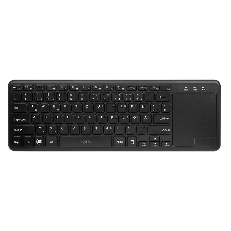 LogiLink ID0188 keyboard RF Wireless QWERTZ Black