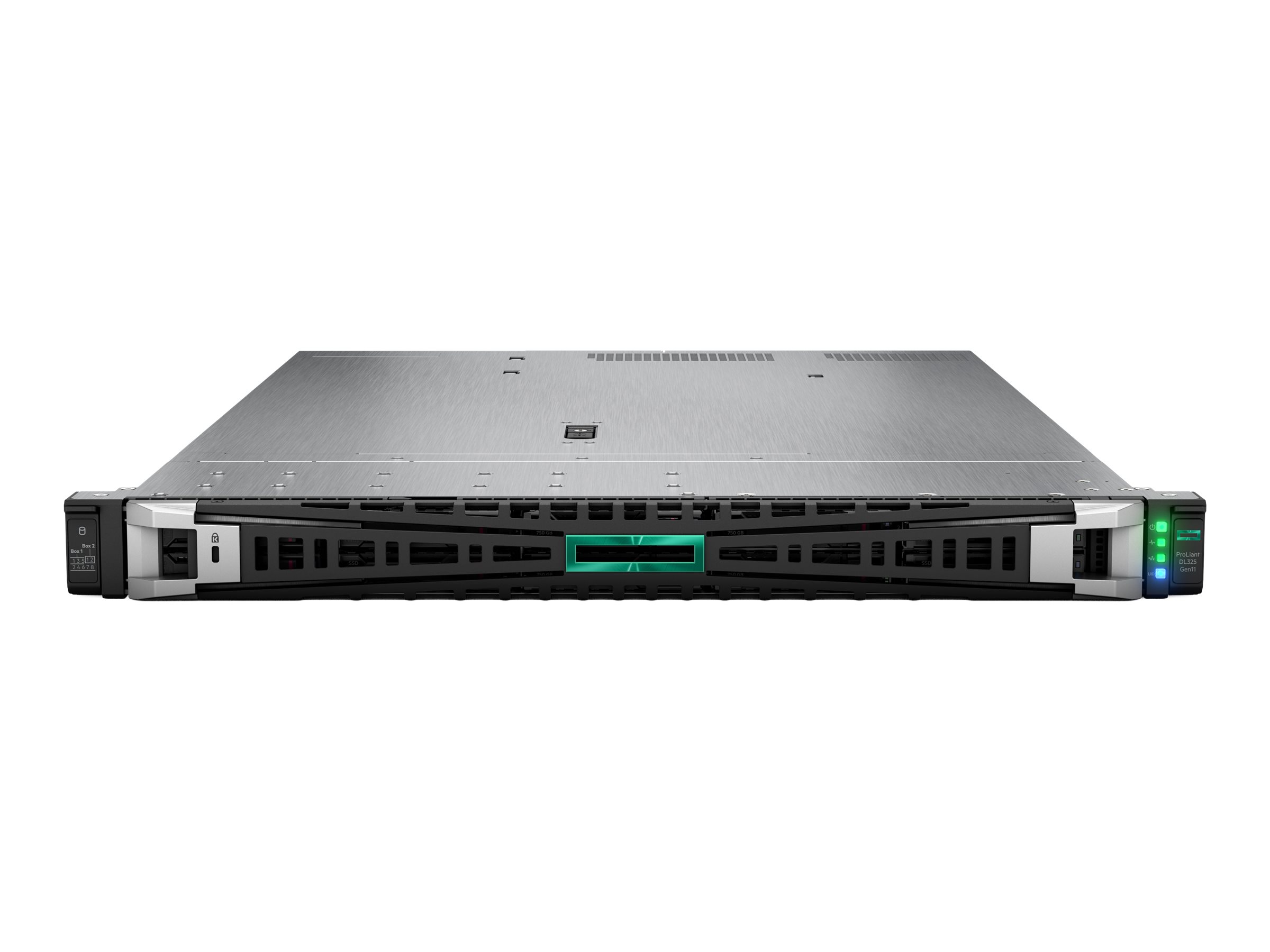 HPE ProLiant DL325 Gen11 - Server - Rack-Montage - 1U - 1-Weg - 1 x EPYC 9115 / 2.6 GHz - RAM 64 GB - SATA/SAS/NVMe - Hot-Swap 6.4 cm (2.5)