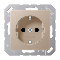 JUNG A 1520 KI CH presa energia CEE 7/3 Champagne