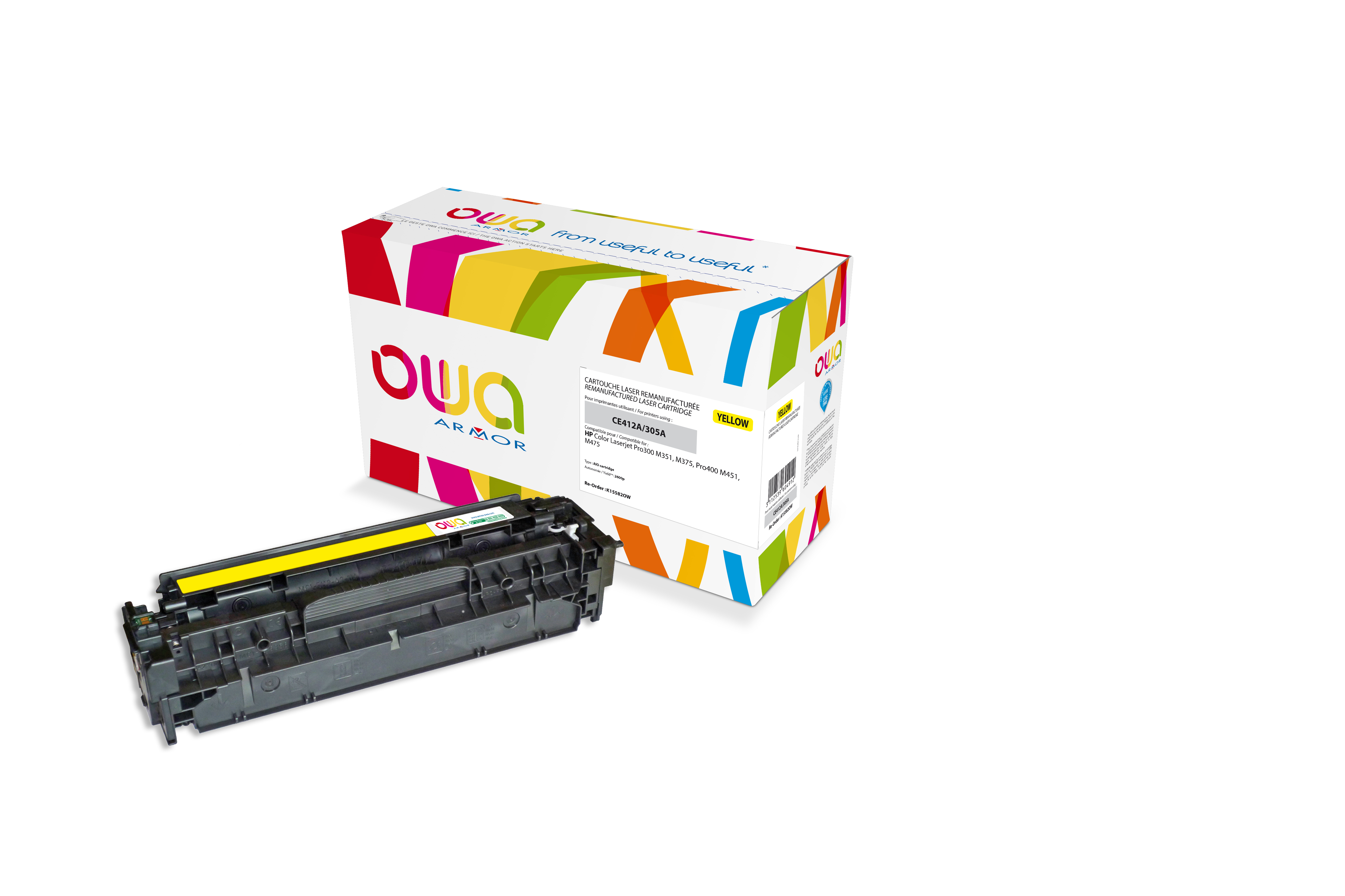 Armor K15582OW Cartouche de toner 1 pi�ce(s) Jaune