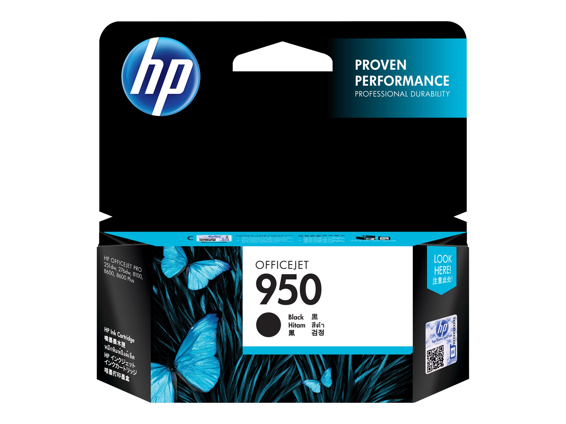HP 950 - Schwarz - Original - Tintenpatrone - fr Officejet Pro 251