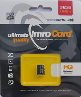 Imro 10/32G UHS-I - 32 GB - MicroSDHC - Klasse 10 - UHS-I - Class 1 (U1) - Schwarz