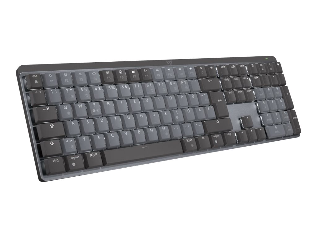 Logitech Master Series MX Mechanical - Tastatur - hinterleuchtet - kabellos - Bluetooth LE - QWERTY - Nordisch (Dnisch/Finnisch/Norwegisch/Schwedisch)