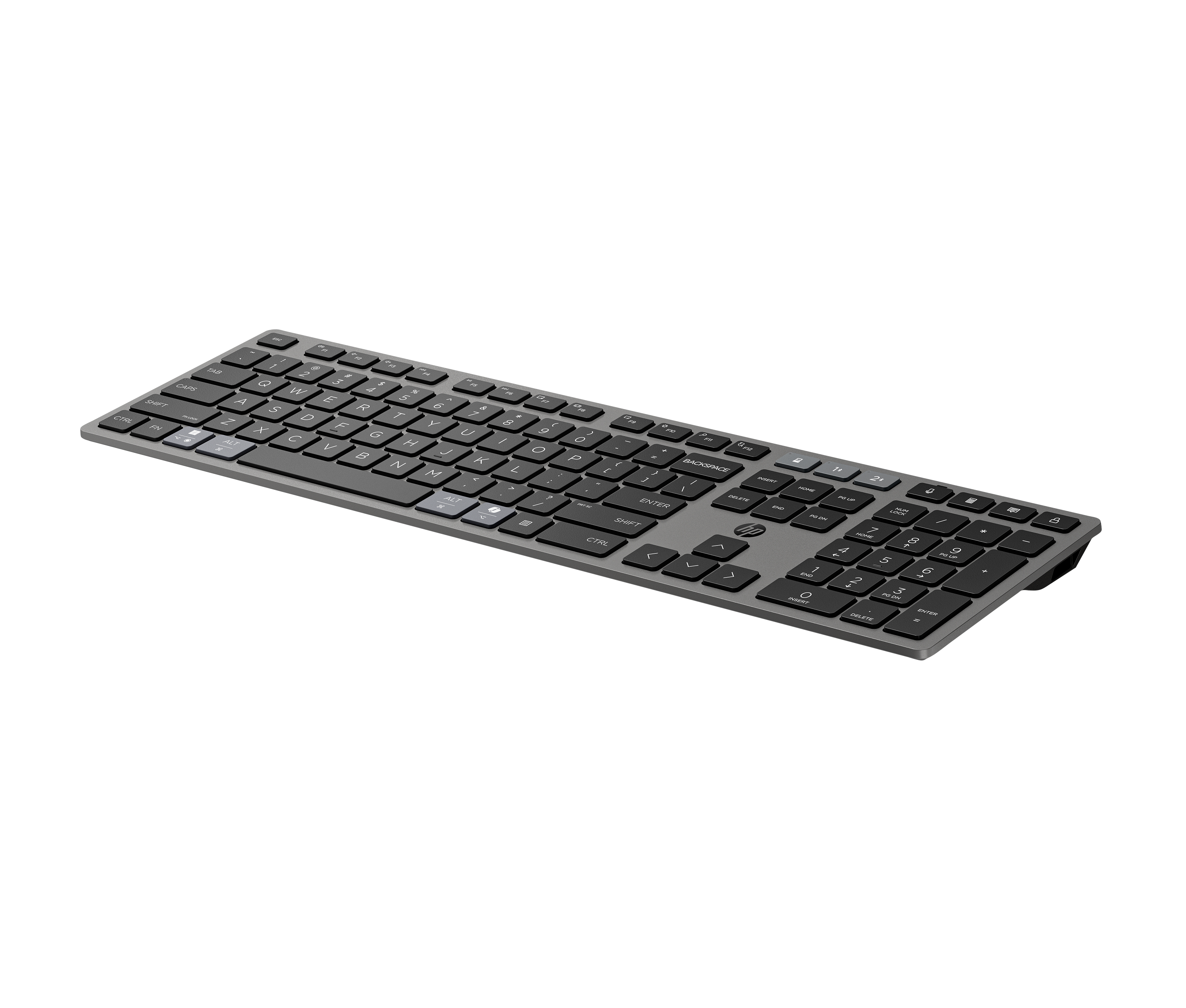 HP Combinazione di tastiera e mouse wireless ricaricabili multidispositivo 725