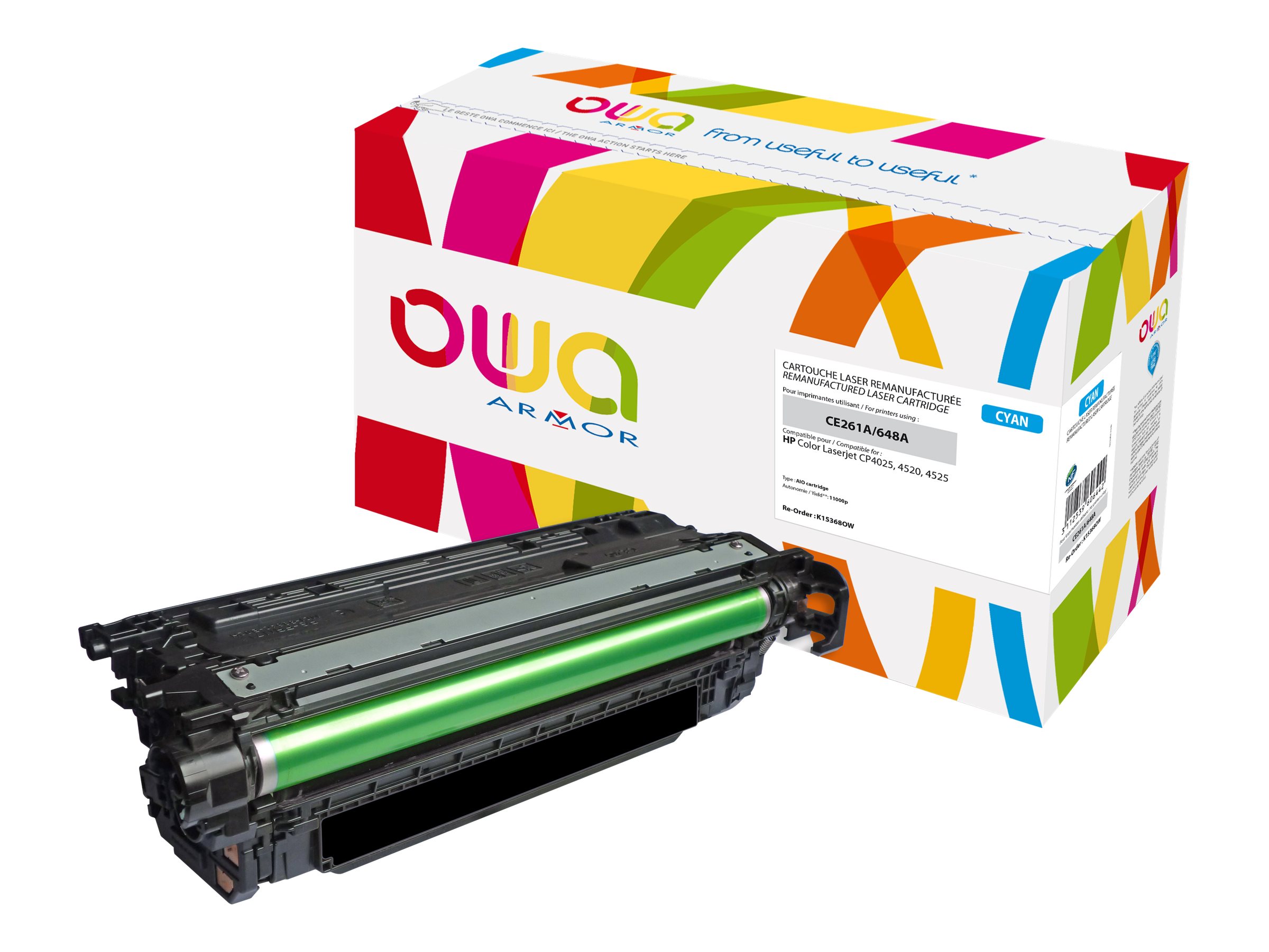 Armor K15368OW cartuccia toner 1 pz Compatibile Ciano