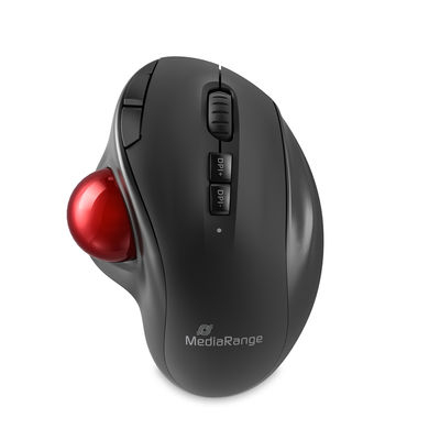 MediaRange MROS263 mouse Casa Mano destra USB tipo-C Trackball 2400 DPI