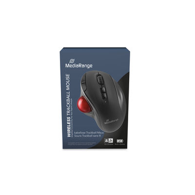 MediaRange MROS263 mouse Casa Mano destra USB tipo-C Trackball 2400 DPI