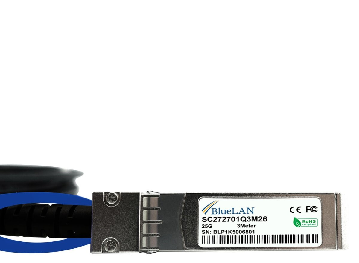 BlueOptics Alto Networks SFP28-DAC-2M kompatibles BlueLAN DAC SFP28 SC272701Q2M30