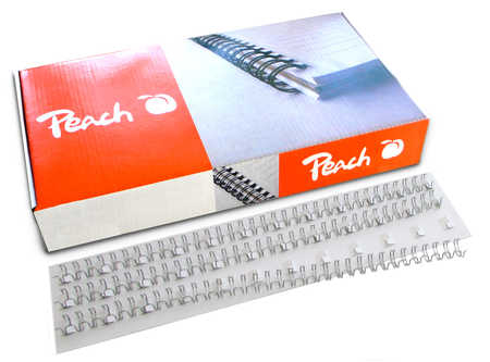 Peach PW079-10 cartellina A4 Argento 100 pz