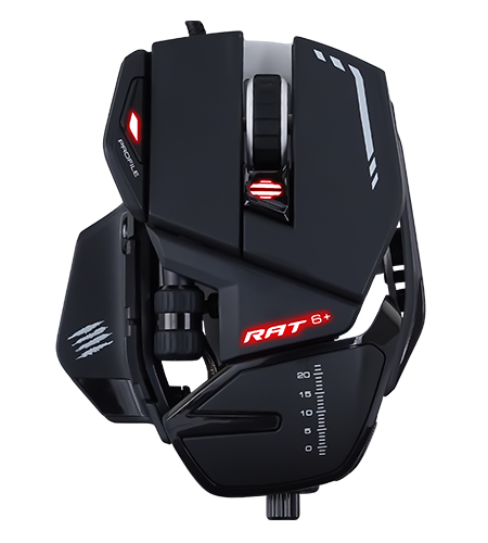 Mad Catz R.A.T. 6+ souris Droitier USB Type-A Optique 12000 DPI