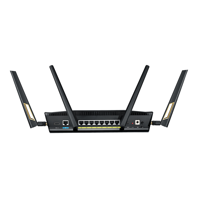 ASUS RT-AX88U routeur sans fil Gigabit Ethernet Bi-bande (2,4 GHz / 5 GHz) 4G Noir