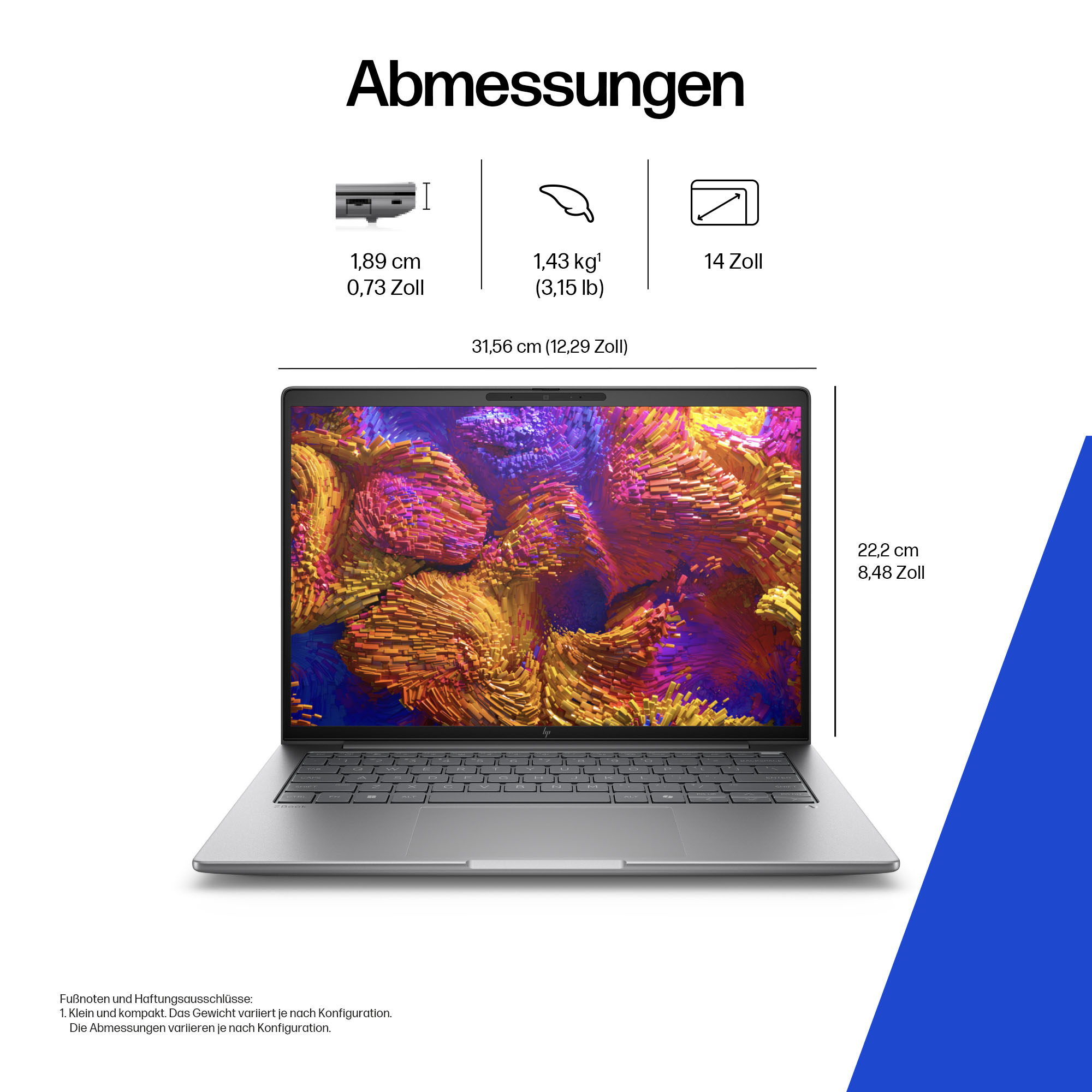 HP ZBook 8 G1ak 14 inch Mobile Workstation PC Copilot+ PC Touchscreen Wi-Fi 7 (802.11be) Windows 11 Pro AI Workstation