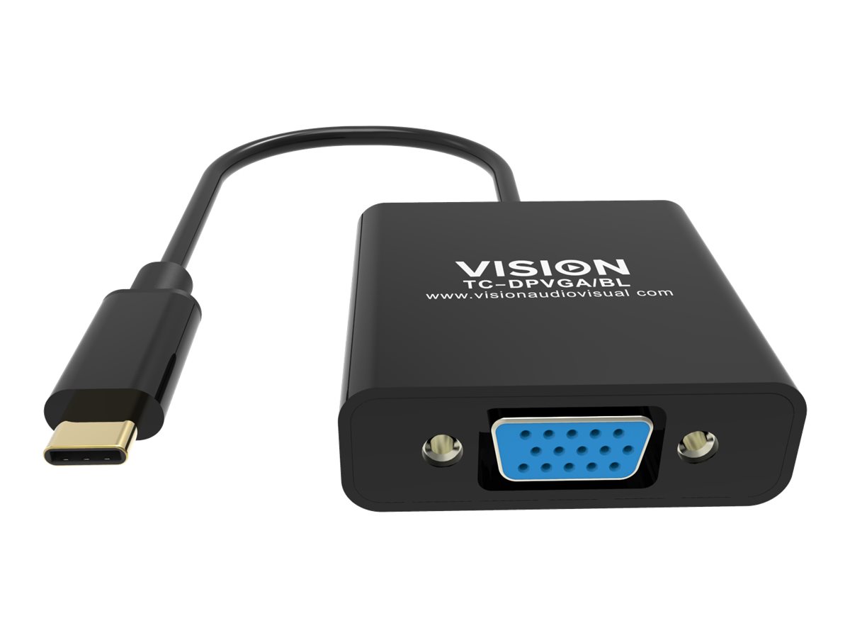 Vision Videoadapter - 24 pin USB-C mnnlich zu HD-15 (VGA)