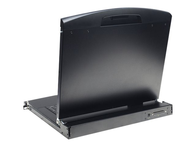 Digitus Consola modular con TFT de 19 (48,3 cm), KVM de 1 puertos y panel tctil, teclado ingls (US)