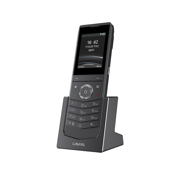 Fanvil W611W - IP-Mobiltelefon - Schwarz - Kabelloses Mobilteil - IP67 - 4 Zeilen - 1000 Eintragungen