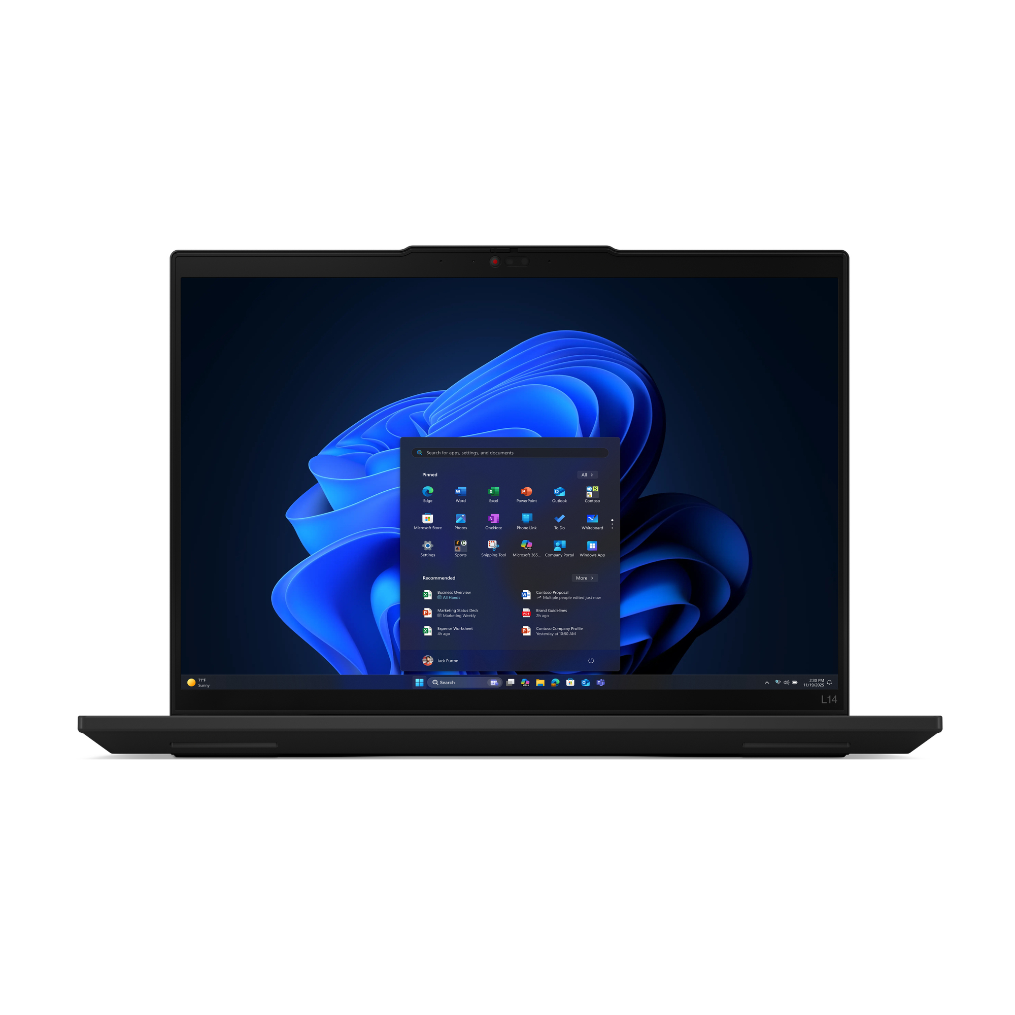 Lenovo ThinkPad L14 Gen 6 (Intel) Intel Core Ultra 7 255U Port�til 35,6 cm (14) WUXGA 16 GB DDR5-SDRAM 512 GB SSD Wi-Fi 6E (802.11ax) Windows 11 Pro Italiano Negro