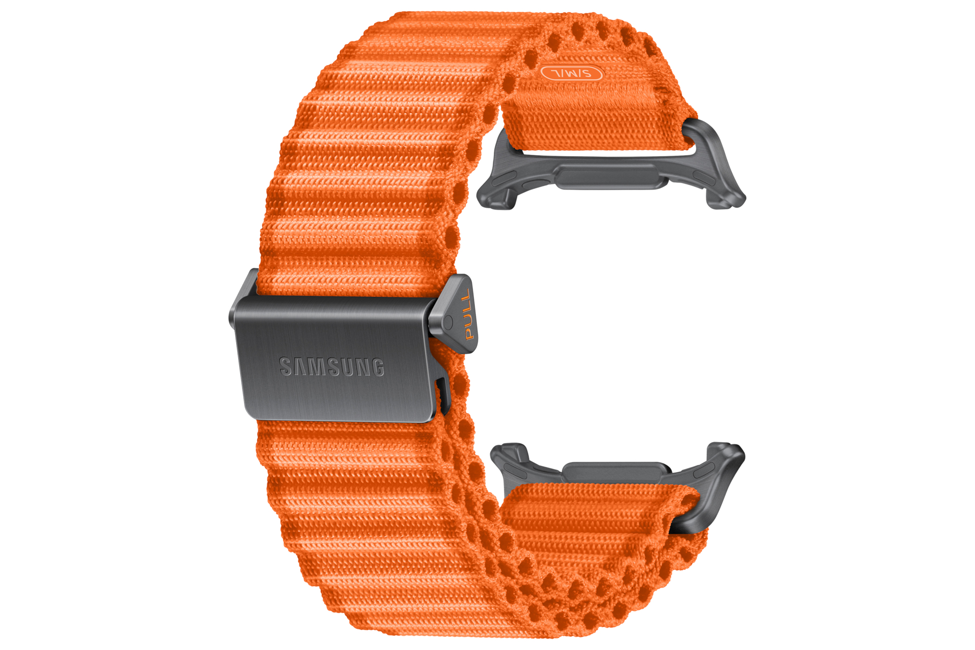 Samsung Trail Band (S/M/L) for Galaxy Watch Ultra2 Grupo de rock Naranja Tela