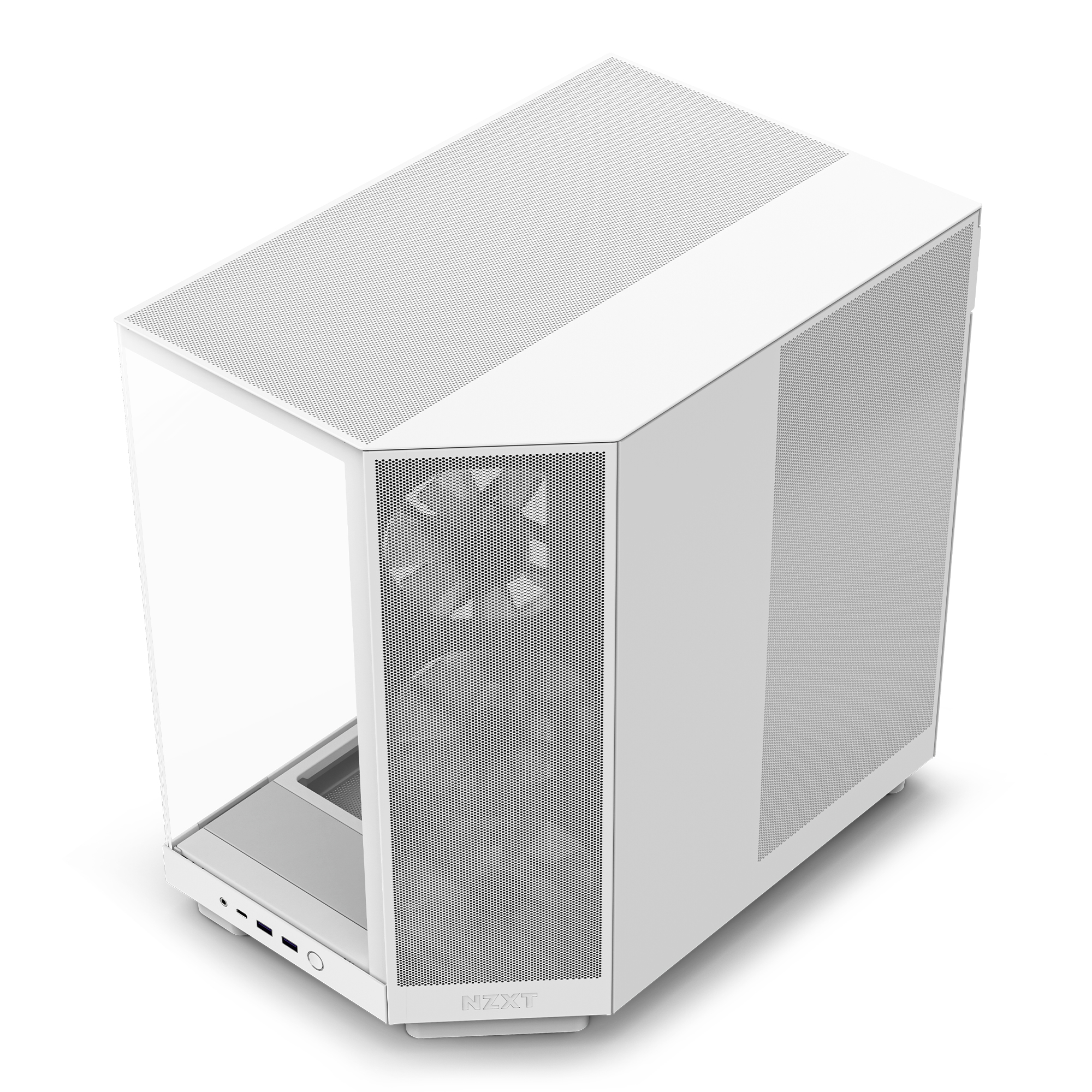 NZXT H series H6 Flow RGB - Mid tower - ATX - Seitenteil mit Fenster (geh�rtetes Glas)