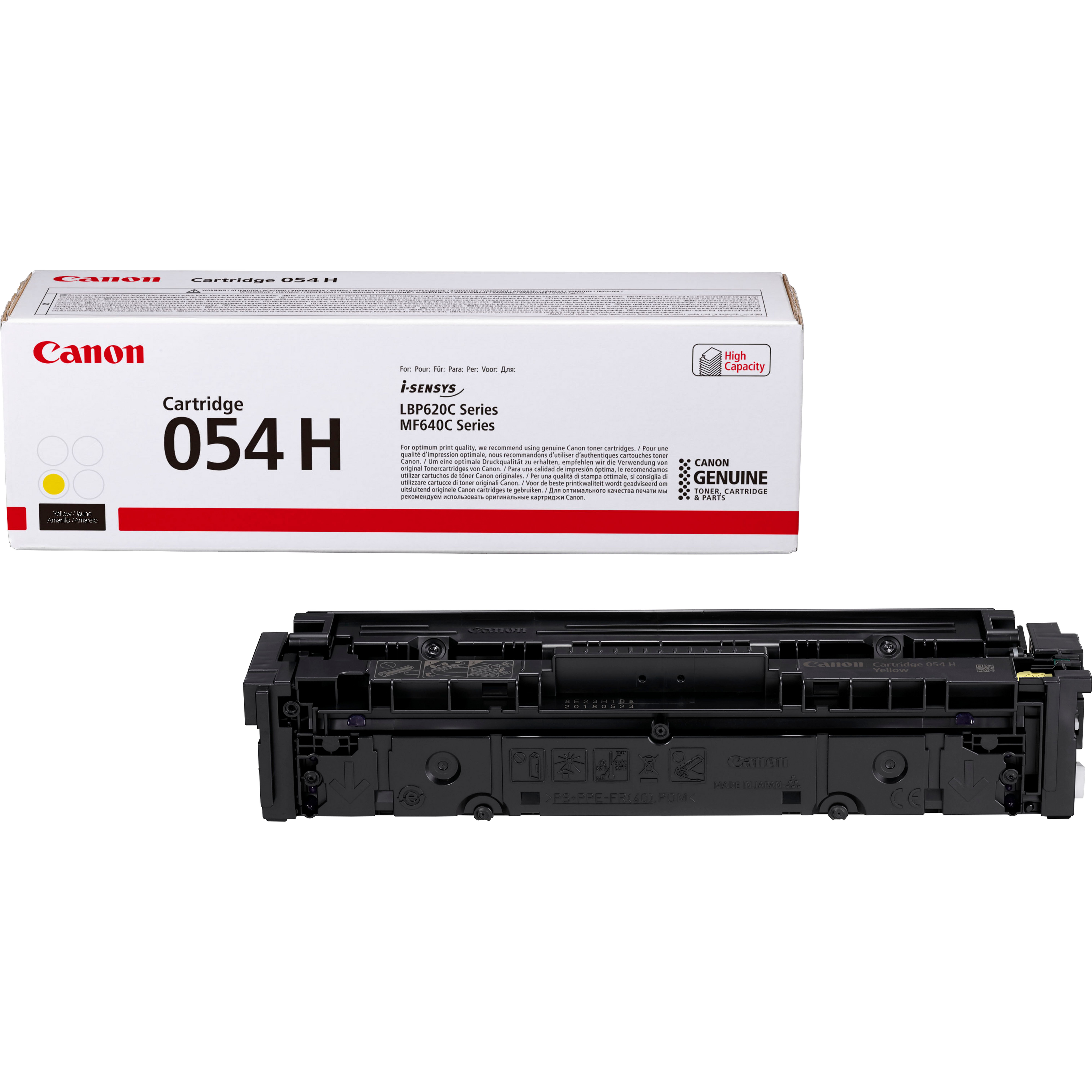 Canon 054 H - 3025C002 - Toner gelb - fr ImageCLASS LBP622Cdw, MF641CW, MF642Cdw, MF644Cdw