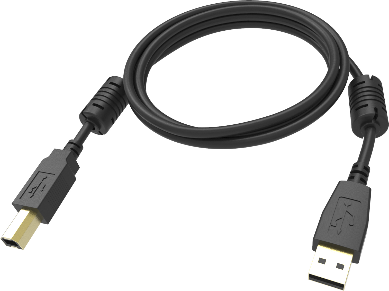 Vision TC 2MUSB/BL 1 cble USB 2 m USB 2.0 USB A USB B Noir