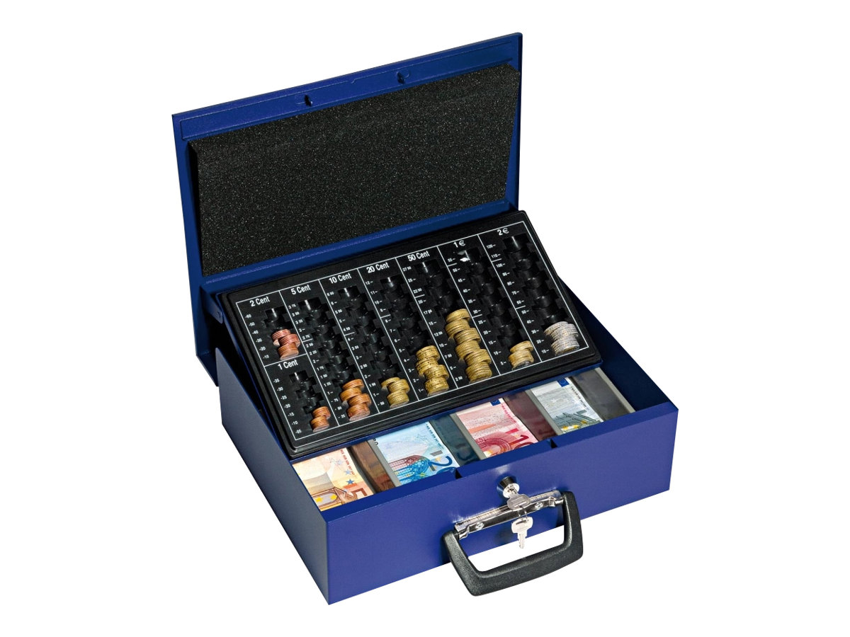 WEDO Werner Dorsch - Geldkassette - Stahl - Blau