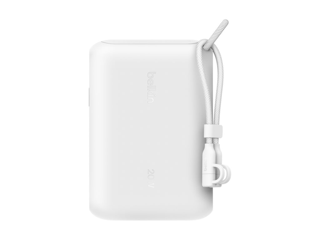 Belkin BoostCharge - Powerbank - mit Display - 10000 mAh - 20 Watt - PD, Fast Charge - 2 Ausgabeanschlussstellen (USB-C)