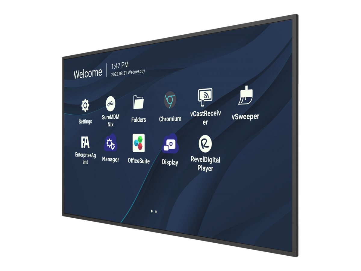 Viewsonic CDE9830 pizarra y accesorios interactivos 2,49 m (98) 3840 x 2160 Pixeles Pantalla t�ctil Negro USB