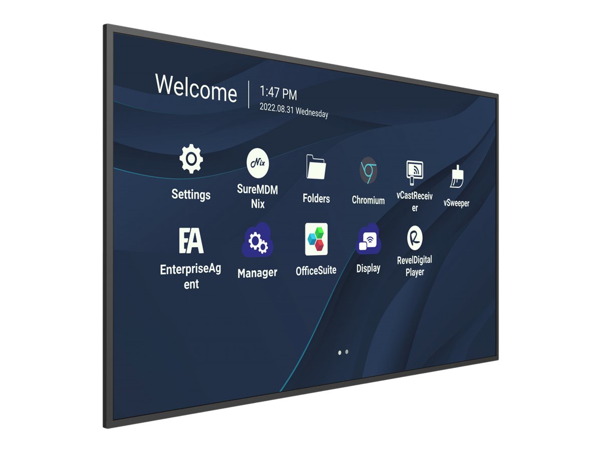 Viewsonic CDE9830 pizarra y accesorios interactivos 2,49 m (98) 3840 x 2160 Pixeles Pantalla t�ctil Negro USB