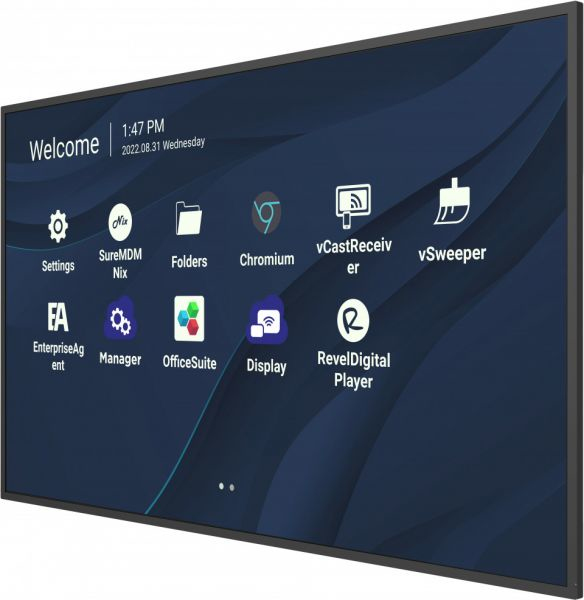 Viewsonic CDE9830 pizarra y accesorios interactivos 2,49 m (98) 3840 x 2160 Pixeles Pantalla t�ctil Negro USB