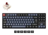 Keychron K8 Pro schwarz/blau DE-Layout Gateron G Brown Hot-Swap Aluminiumrahmen RGB