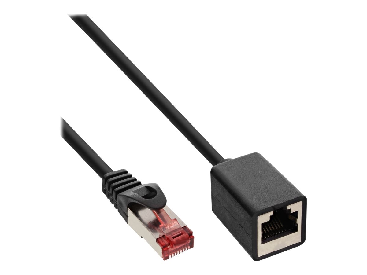 InLine 76911X cble de rseau Noir 1 m Cat6 S/FTP (S-STP)