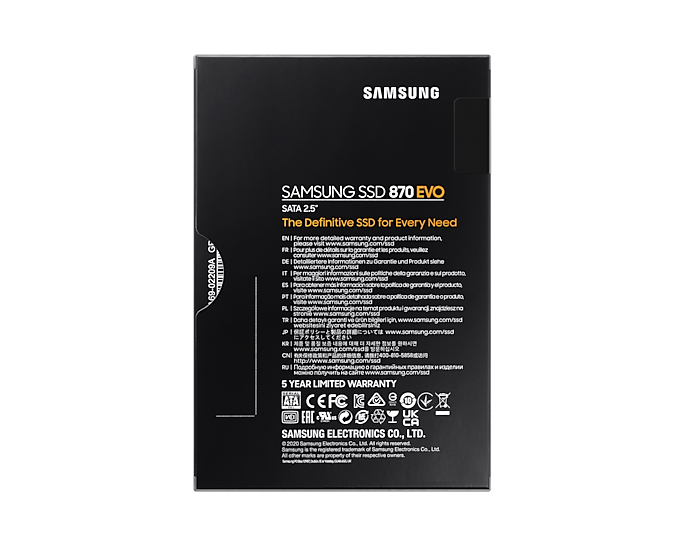 Samsung 870 EVO 2.5 1 TB Serial ATA III V-NAND MLC