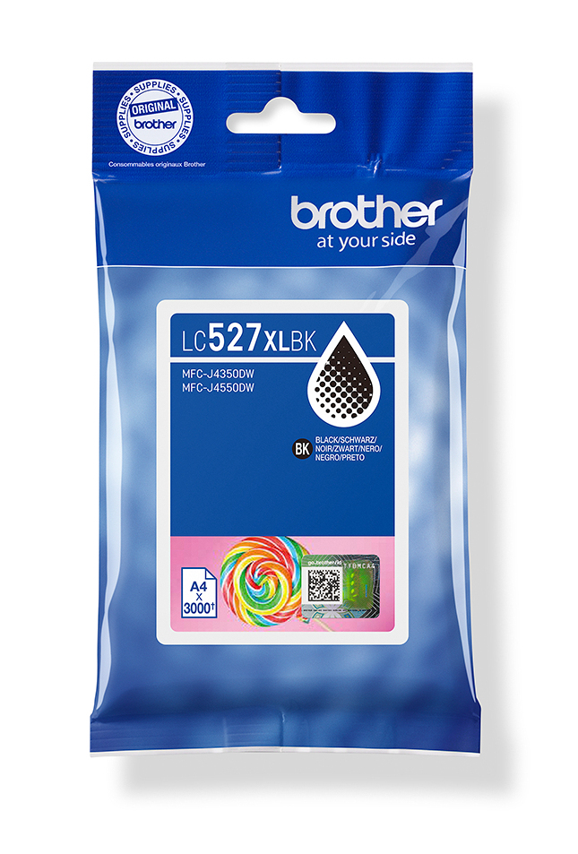 Brother LC527XLBK cartuccia dinchiostro 1 pz Originale Resa elevata (XL) Nero