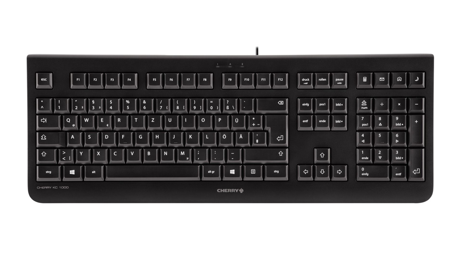 CHERRY KC 1000 clavier USB Hongrois Noir
