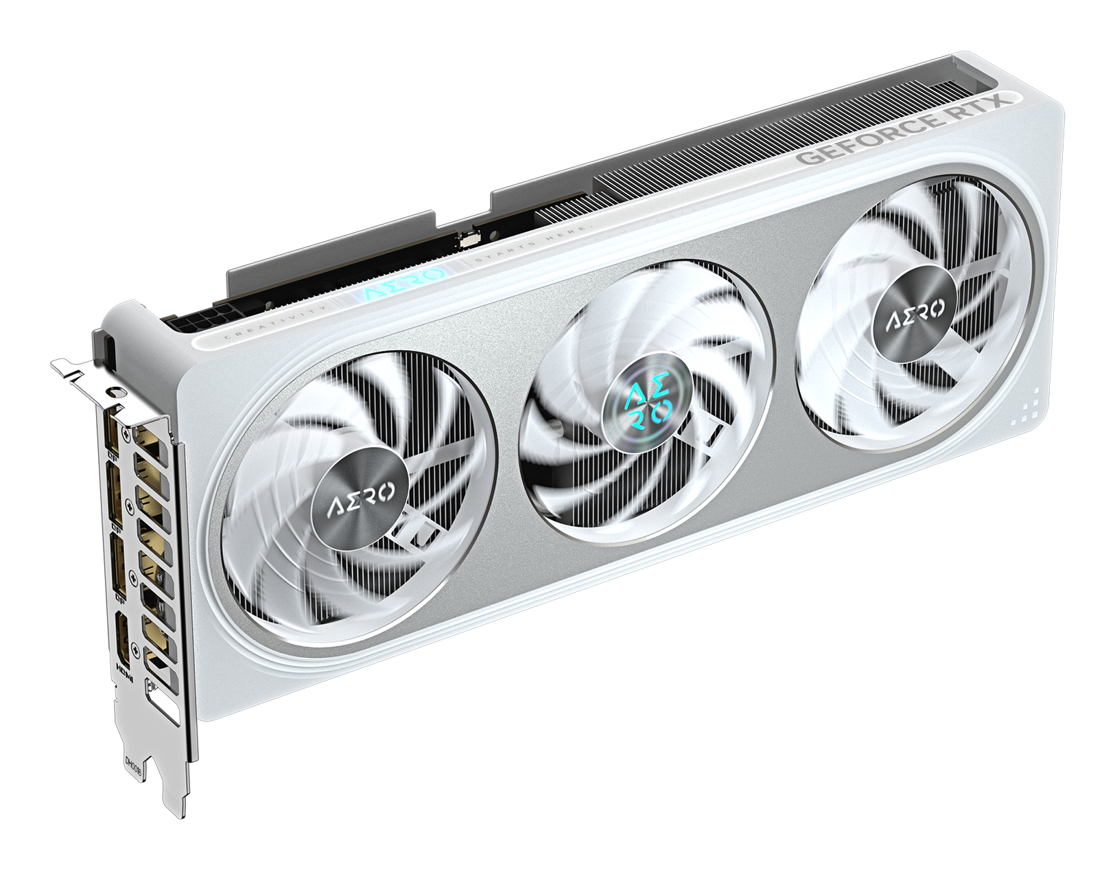 GIGABYTE GeForce RTX 5060 AERO OC 8G Carte Graphique - 8GB GDDR7, 128bit, PCI-E 5.0, 2595 MHz Fr�quence du c ur, 3 x DisplayPort, 1 x HDMI, GV-N5060AERO OC-8GD