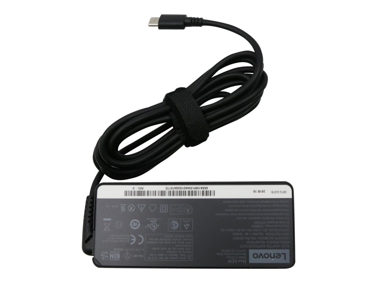 Lenovo Delta ADLX65YDC2A - Netzteil - Wechselstrom 100-240 V - 65 Watt - FRU, (CRU)