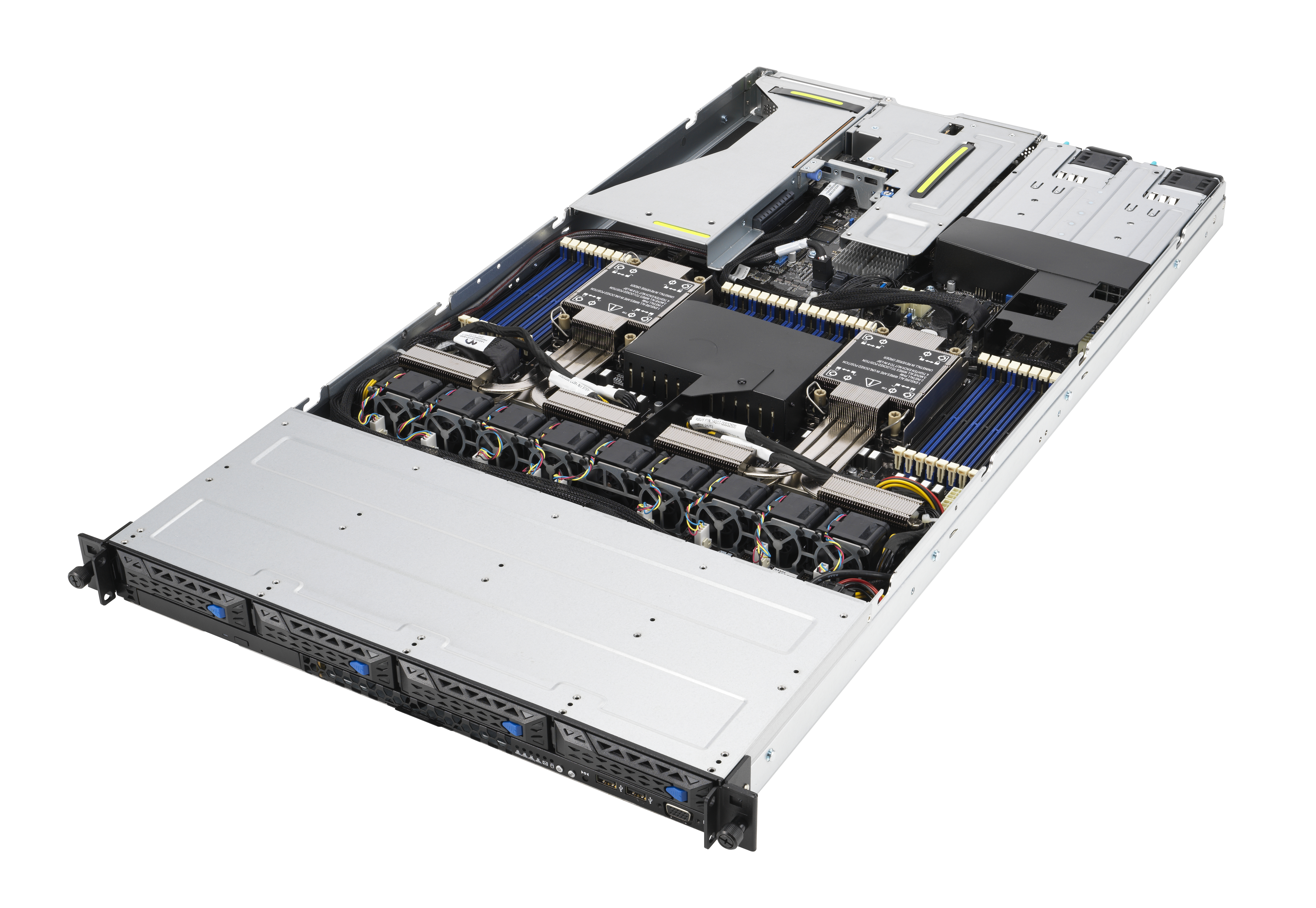 ASUS RS700-E10-RS4U Intel C621A LGA 4189 Bastidor (1U) Plata