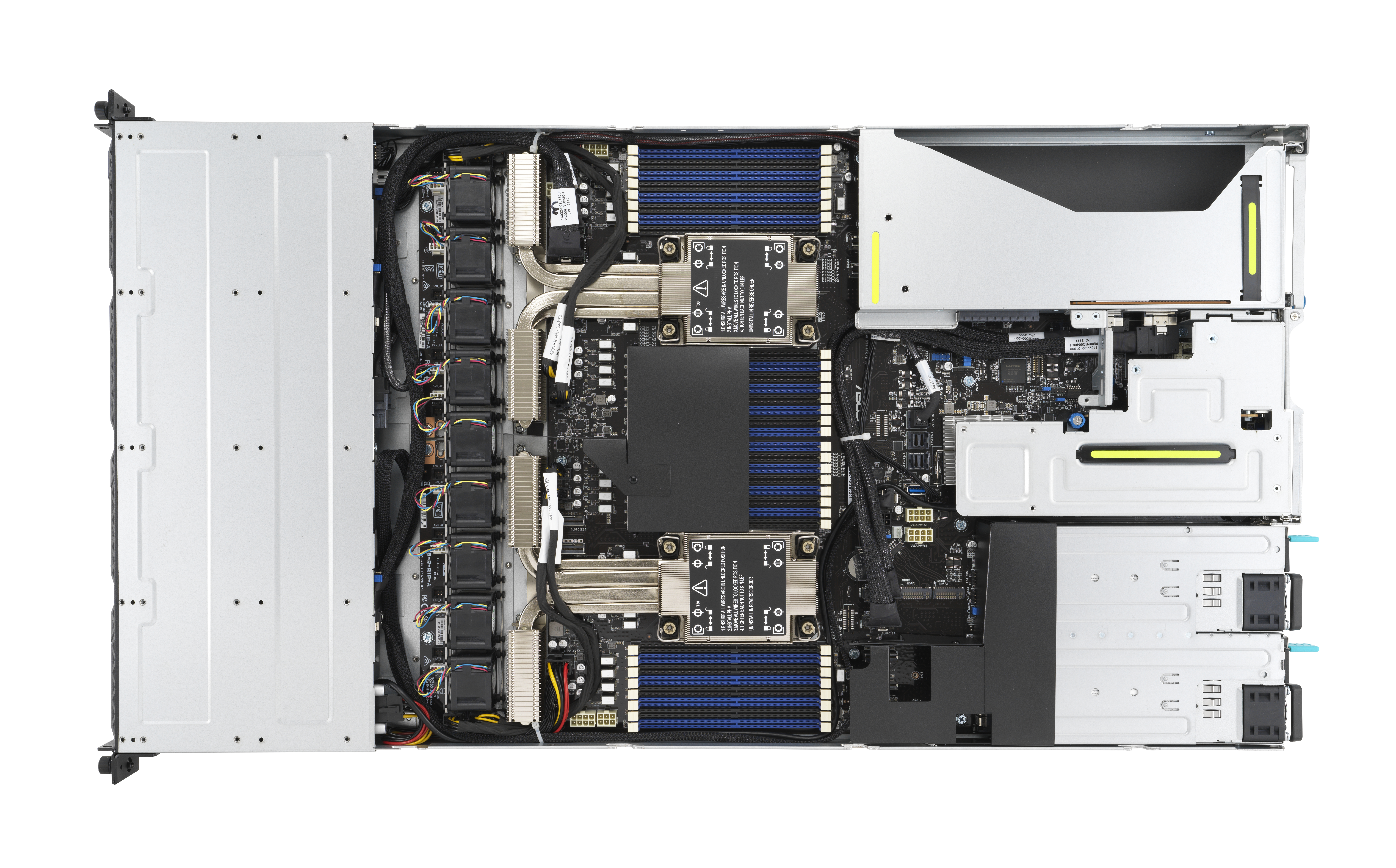 ASUS RS700-E10-RS4U Intel C621A LGA 4189 Bastidor (1U) Plata