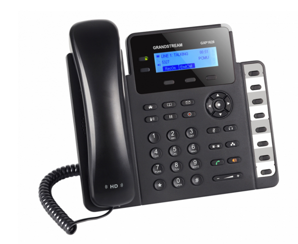 Grandstream Networks GXP1628 tel�fono Tel�fono DECT Negro