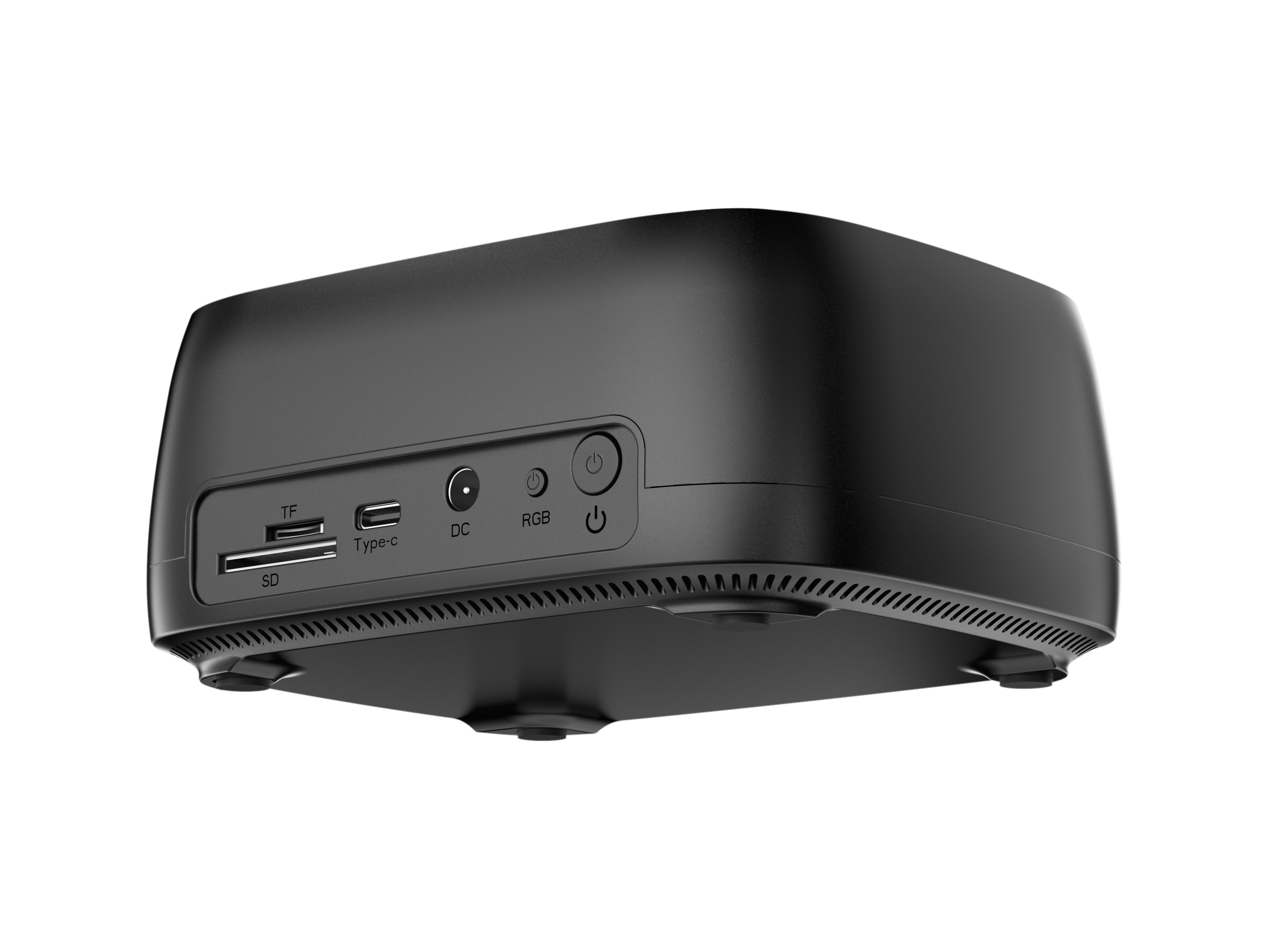 Conceptronic DONN36B Dual-bay RGB Hard Drive Docking Station, for 2.5/3.5-Inch HDD SSD, 2 x USB A, SD/TF Card Reader, UASP