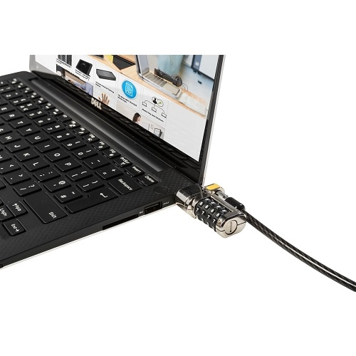 DELL 461-AAEU c�ble antivol Noir, Acier inoxydable 1,8 m