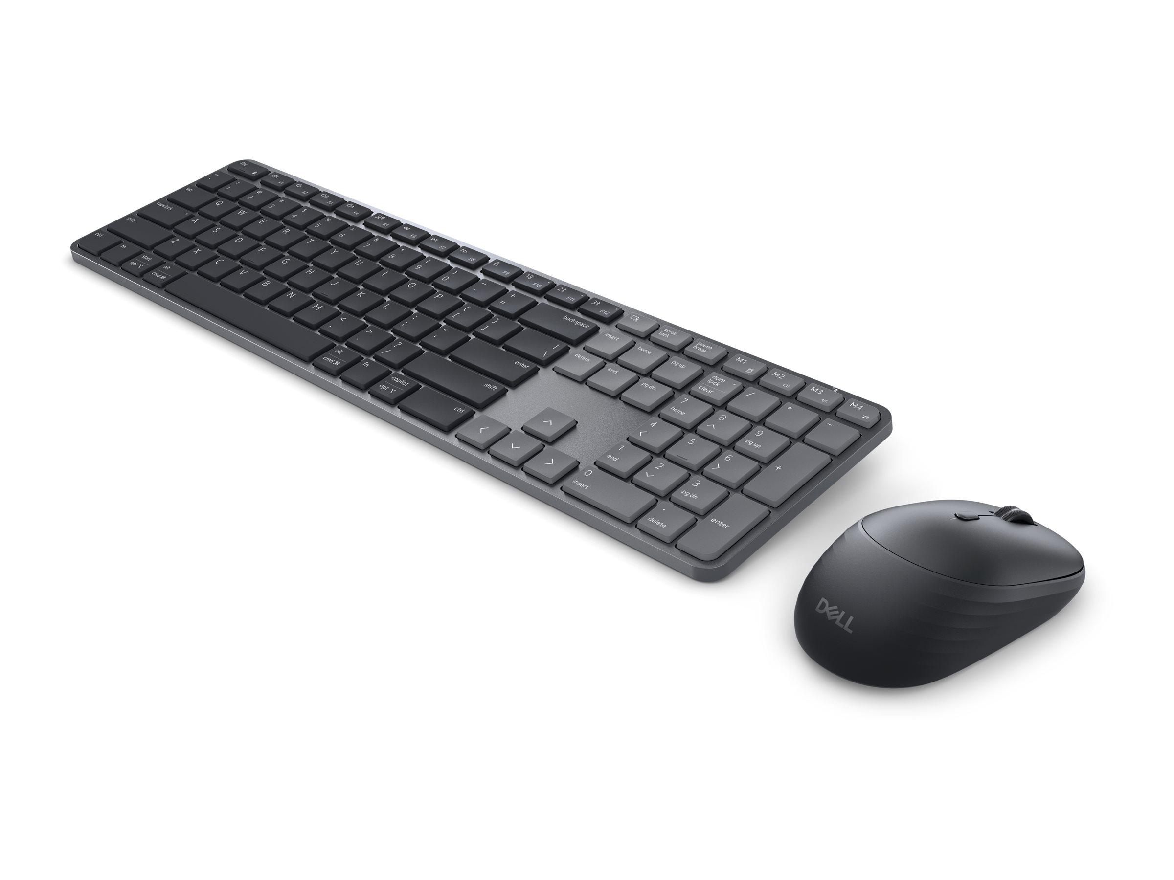 DELL Pro 7 Slim KM726 tastiera Mouse incluso Casa/ufficio RF senza fili + Bluetooth QWERTY US International Nero