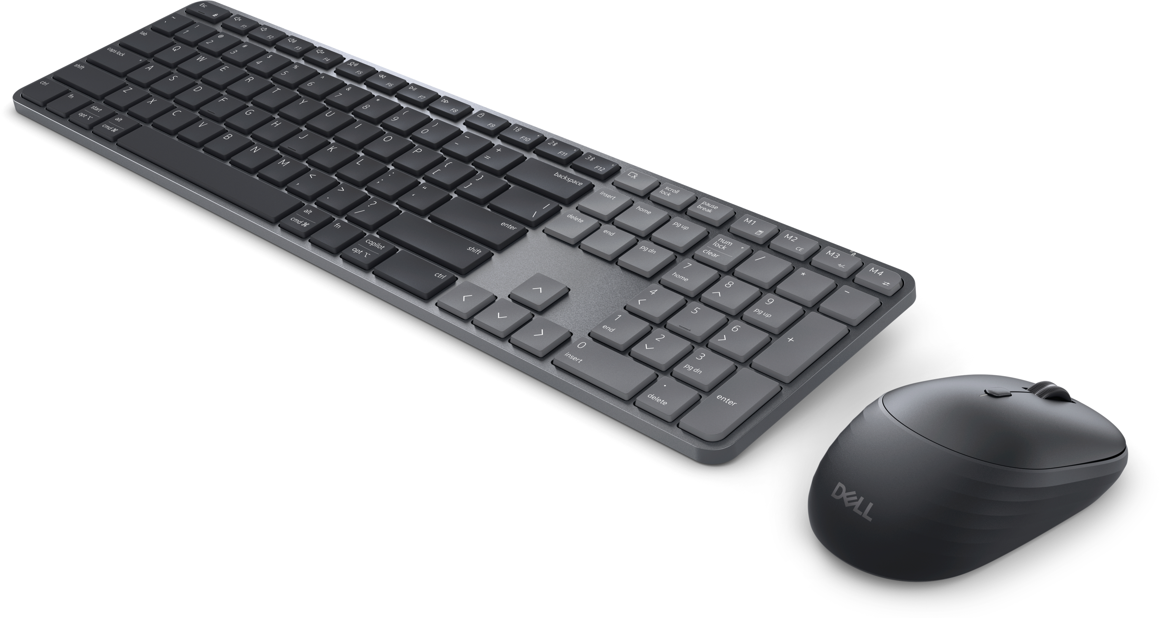 DELL Pro 7 Slim KM726 tastiera Mouse incluso Casa/ufficio RF senza fili + Bluetooth QWERTY US International Nero