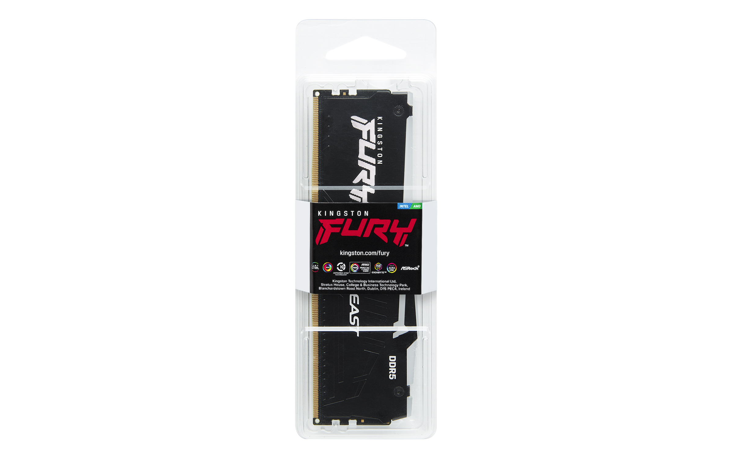 Kingston Technology FURY Beast 8GB 6000MT/s DDR5 CL30 DIMM RGB EXPO